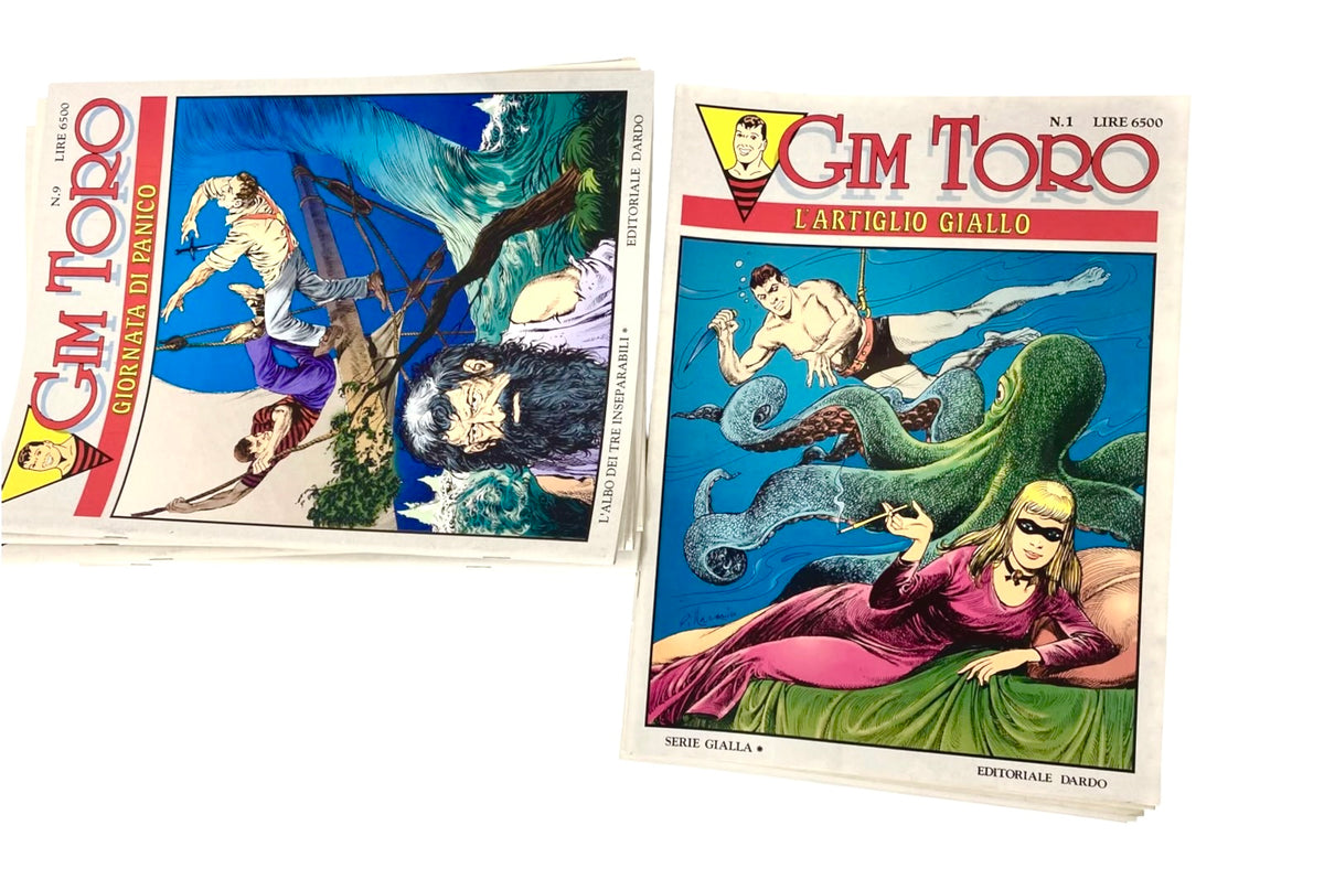 Lotto Fumetti GIM TORO dal n. 1 al 26 COMPLETO - Ristampa Integrale Editoriale Dardo