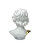 Busto Fanciullo in Porcellana Bianca e Oro Zecchino - Stile Capodimonte / Benacchio