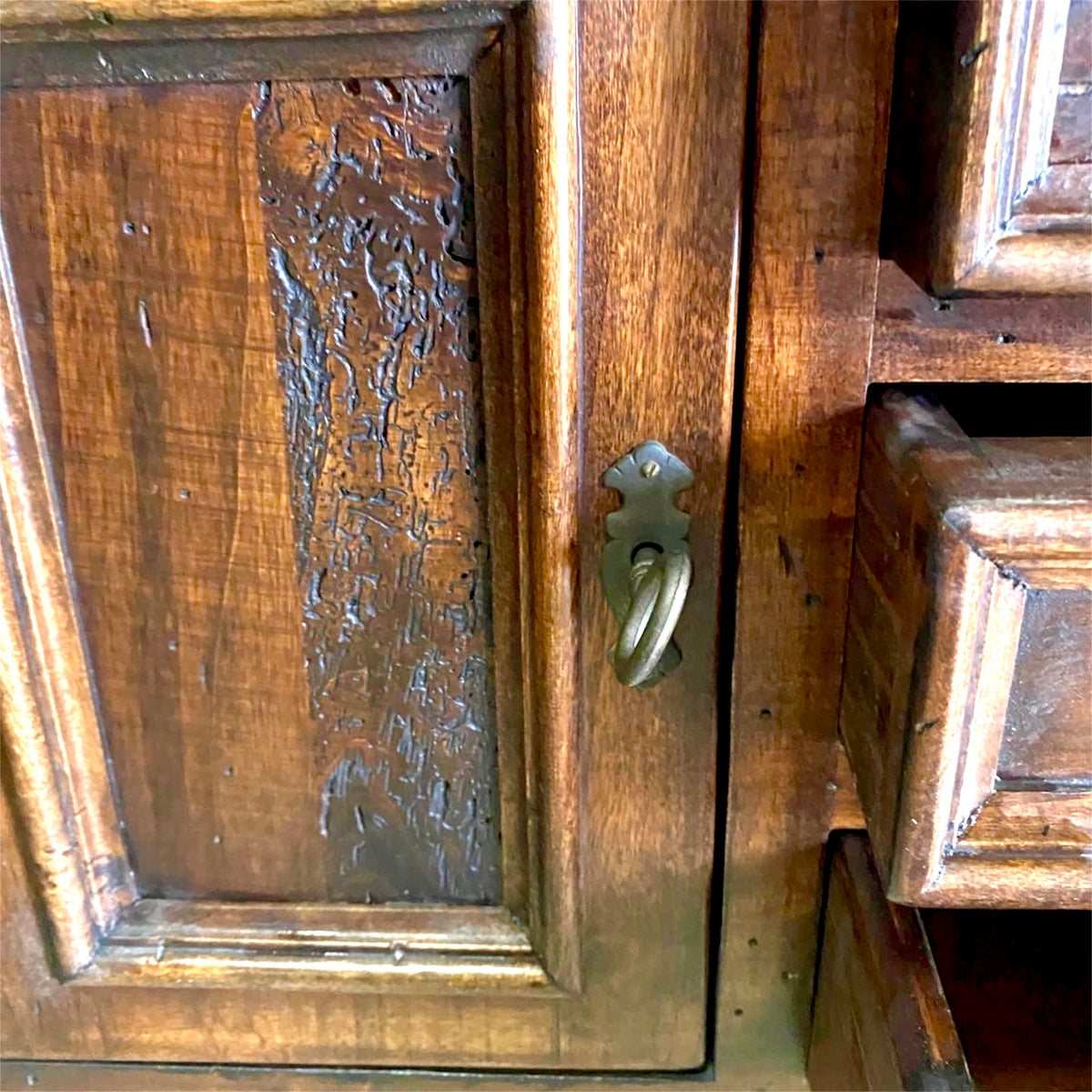 Splendida Credenza / Madia Antica in Legno Massello – Stile Rustico / Arte Povera