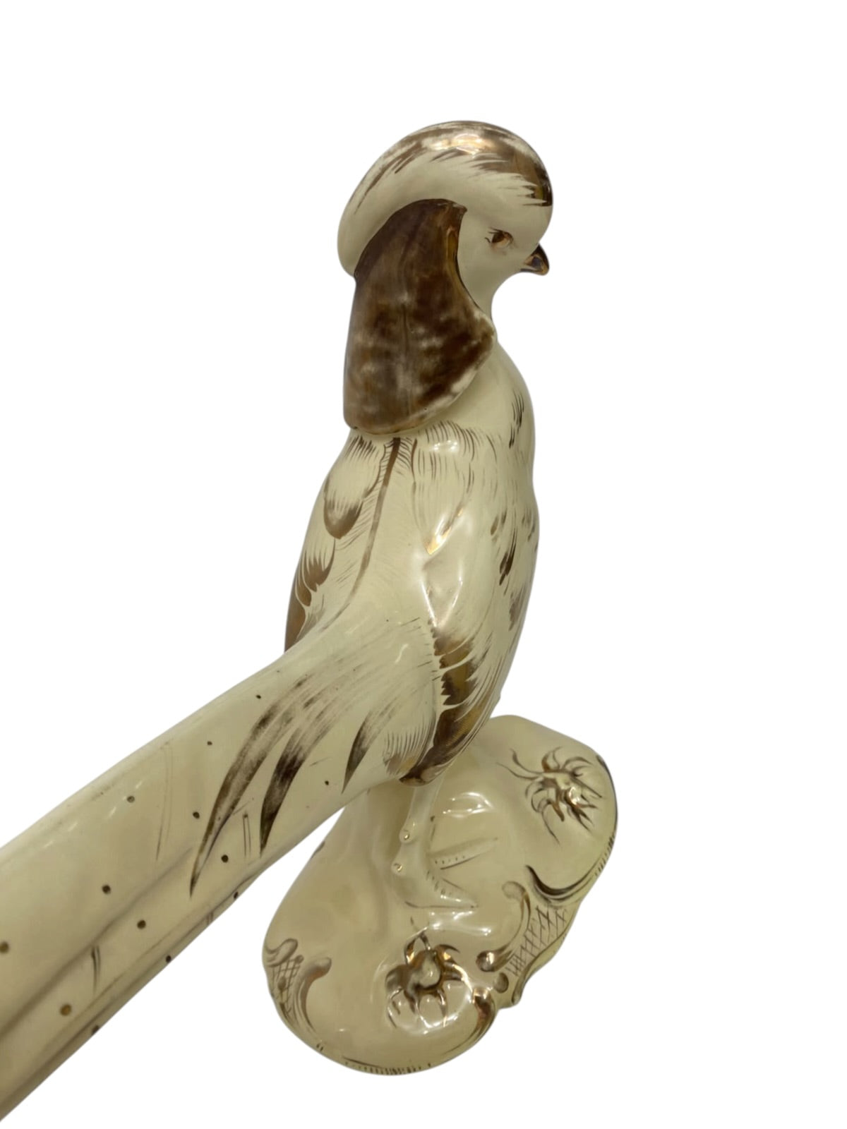 Scultura Fagiano in Ceramica Art Déco – Manifattura Sainte Radegonde (Francia)