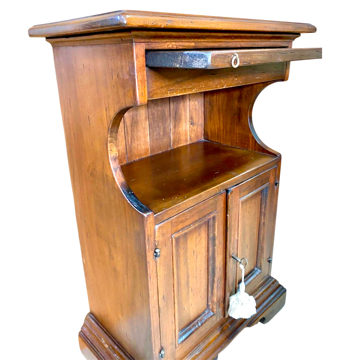 Mobiletto / Comodino in legno massello stile Arte Povera - Ottime condizioni
