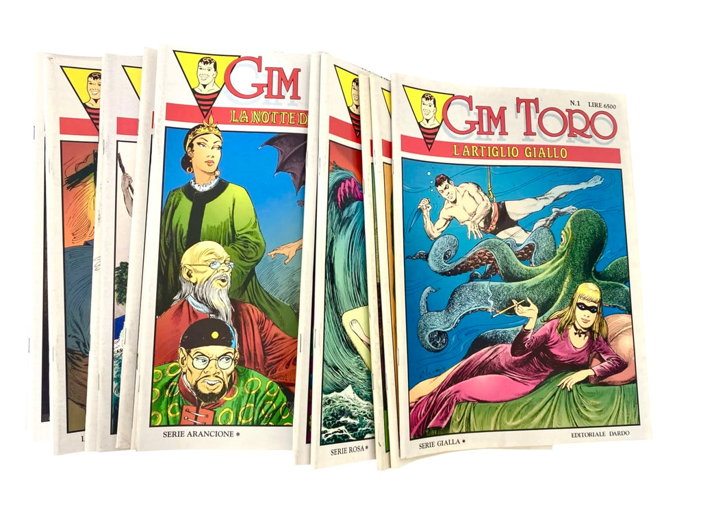 Lotto Fumetti GIM TORO dal n. 1 al 26 COMPLETO - Ristampa Integrale Editoriale Dardo