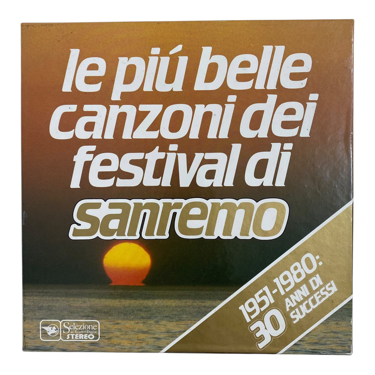 Cofanetto 10 LP Vinile "Le Più Belle Canzoni del Festival di Sanremo 1951-1980" - Selezione Reader's Digest