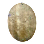 Incantevole Quadro Ovale Vintage – Natura Morta Floreale Dipinta su Tavola di Legno